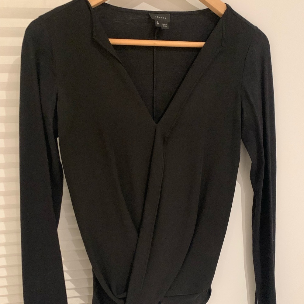 Theory Wrap Blouse